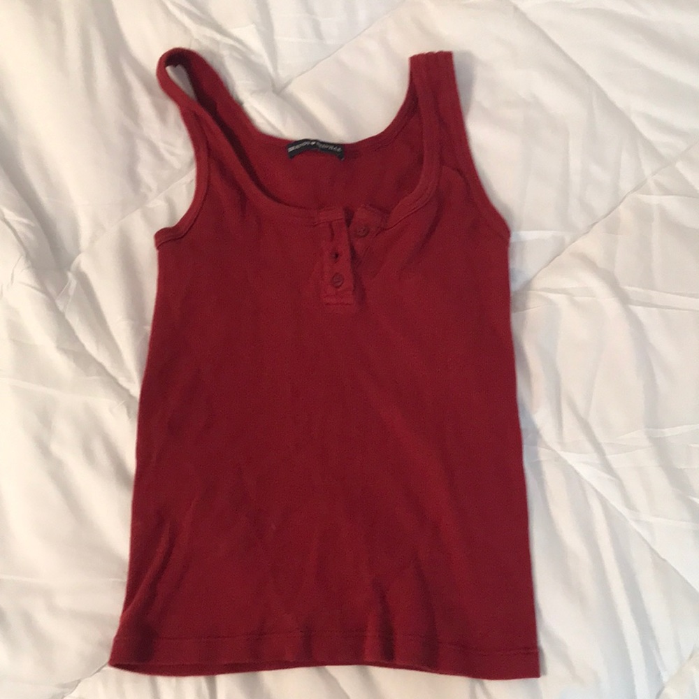 Brandy Melville tank top deep red